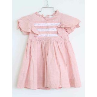 †キディウィ/Kidiw/†80cm(12M) 半袖ワンピース ピンク【中古】子供服 キッズ kids ベビー服 baby 女の子 夏 026032 onepi(ワンピース)