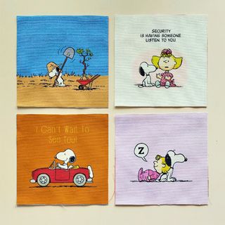 スヌーピー(SNOOPY)のNo.17　ｽﾇｰﾋﾟｰ輸入生地(生地/糸)