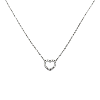 ティファニー(Tiffany & Co.)のティファニー メトロハート ダイヤモンド ネックレス・ペンダント(ネックレス)