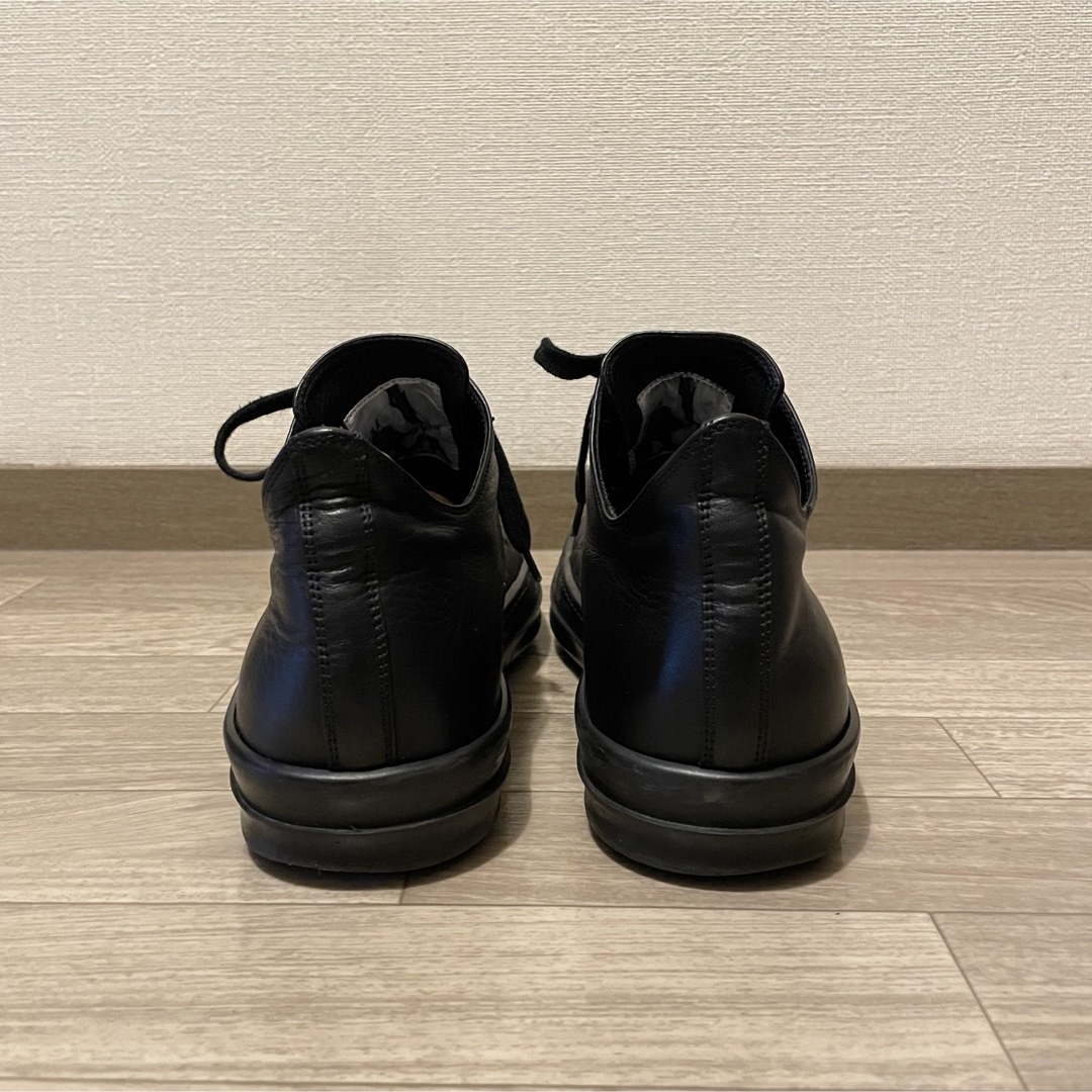 Rick Owens(リックオウエンス)のrick owens ラモーンズ　オールブラック 40 1/2 メンズの靴/シューズ(スニーカー)の商品写真