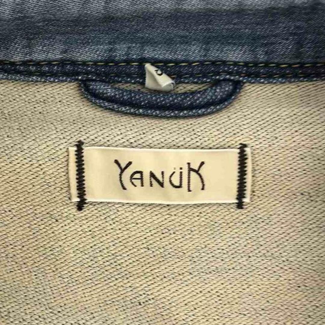 YANUK(ヤヌーク)のYANUK / ヤヌーク | DENIT デニット ストレッチ ウエスタンシャツ | S | インディゴ | レディース レディースのトップス(シャツ/ブラウス(長袖/七分))の商品写真