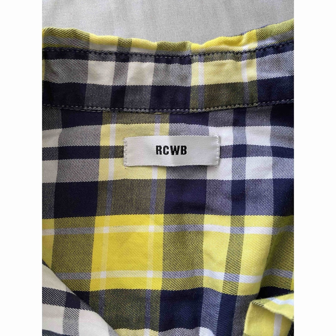 RODEO CROWNS WIDE BOWL(ロデオクラウンズワイドボウル)のRODEO CROWN RCWB チェックシャツ 綿100 レディースM レディースのトップス(シャツ/ブラウス(長袖/七分))の商品写真
