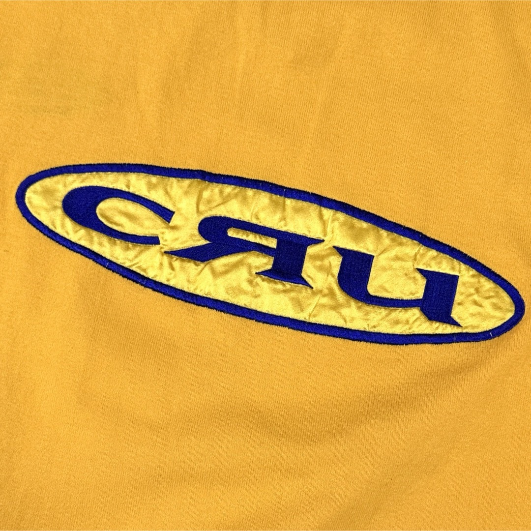 CRU(クルー)のCRU クルー 刺繍ロゴ サイドライン Vネック ロングスリーブTシャツ ロンT メンズのトップス(Tシャツ/カットソー(七分/長袖))の商品写真