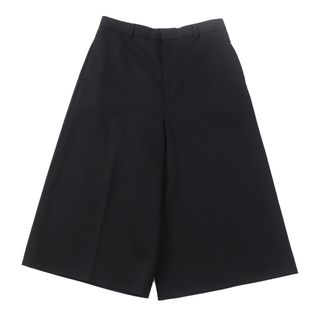 セリーヌ(celine)の極美品 CELINE セリーヌ 2P233092D CULOTTES IN DIAGONAL WOOL センタープレス ワイドパンツ ブラック 42 イタリア製 正規品 レディース(その他)