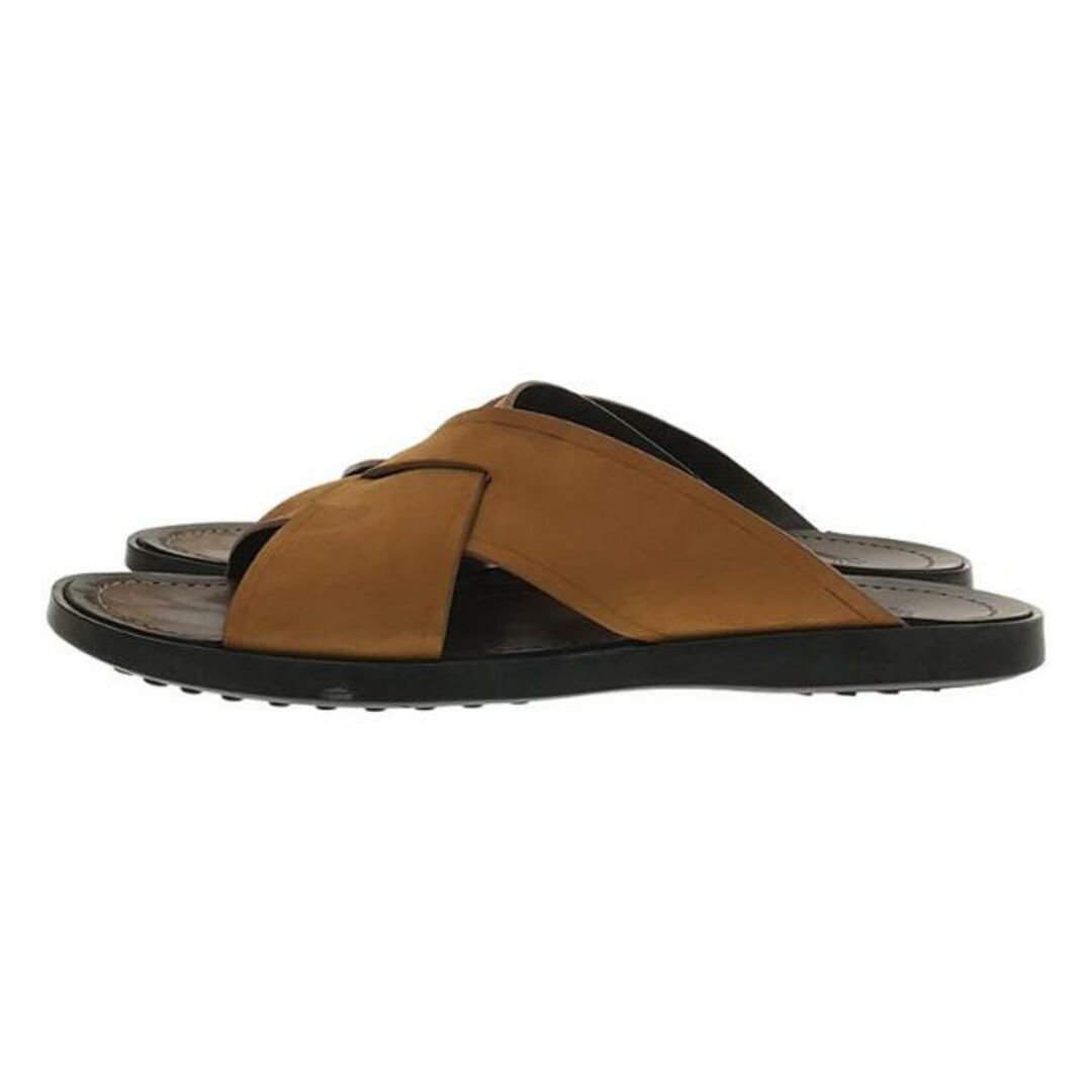 TOD'S - TOD'S / トッズ | クロスストラップ レザーサンダル | 7 TOD'S - TOD'S / トッズ | クロスストラップ レザーサンダル | 7