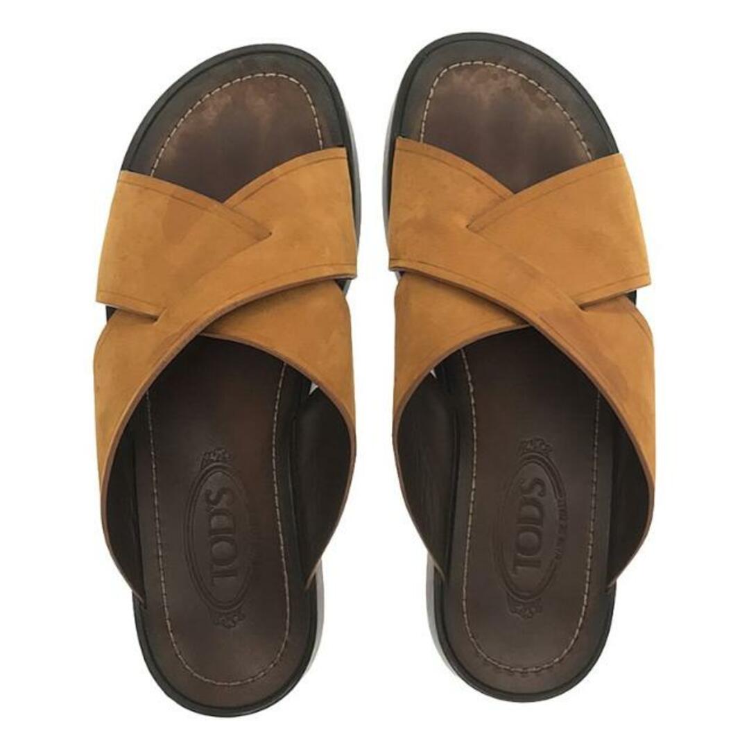 TOD'S - TOD'S / トッズ | クロスストラップ レザーサンダル | 7 TOD'S - TOD'S / トッズ | クロスストラップ レザーサンダル | 7