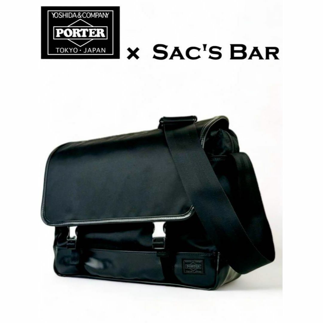 PORTER(ポーター)の【美品】PORTERポーター ストーム×サックスバー　コラボ　ショルダーバッグ メンズのバッグ(ショルダーバッグ)の商品写真