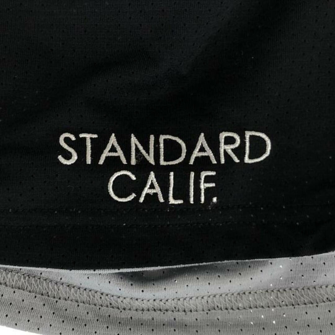 STANDARD CALIFORNIA(スタンダードカリフォルニア)のStandard California / スタンダードカリフォルニア | リバーシブル メッシュ ショートパンツ | S | ブラック/ライトグレー | メンズ メンズのパンツ(その他)の商品写真
