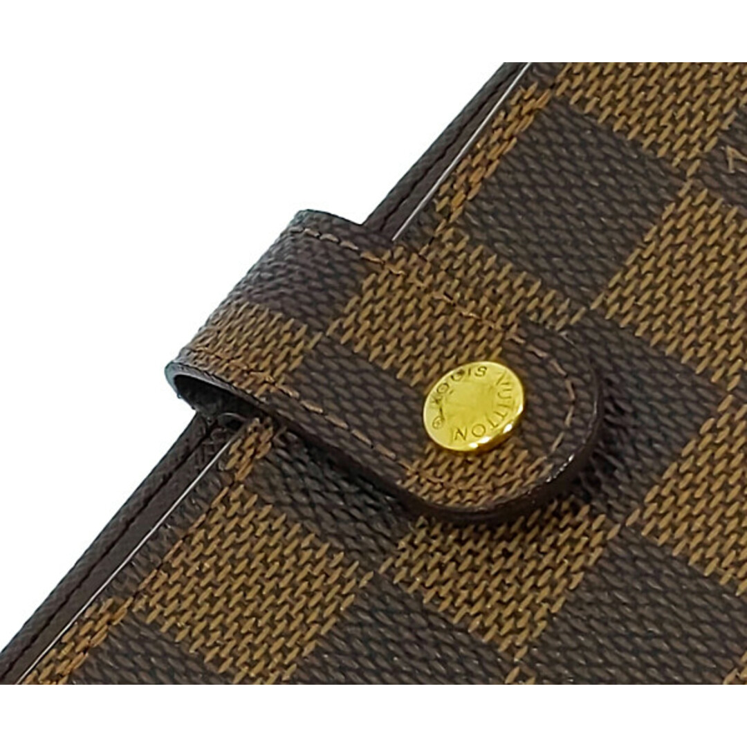 LOUIS VUITTON(ルイヴィトン)のルイヴィトン ダミエ・エベヌ アジェンダPM システム 手帳 メンズのファッション小物(手帳)の商品写真