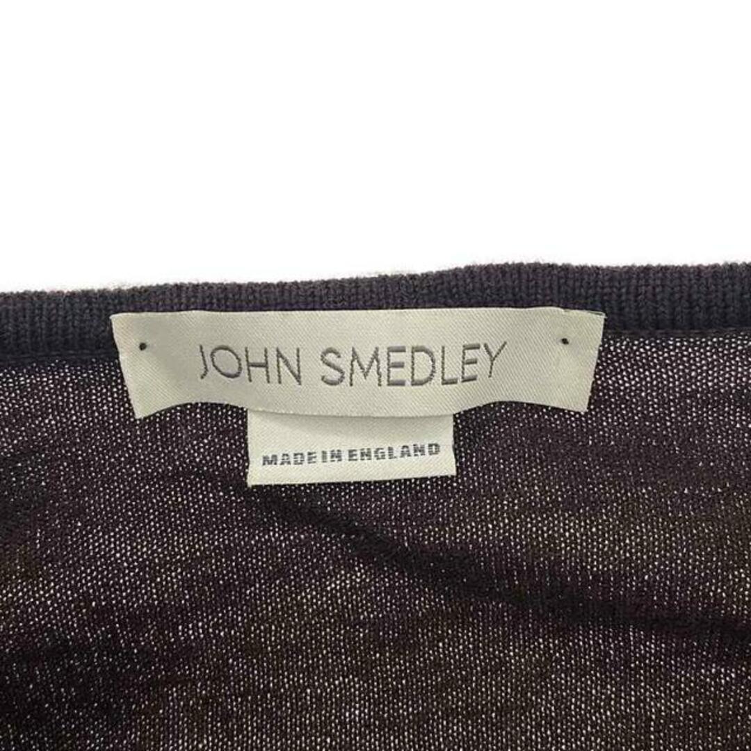 JOHN SMEDLEY(ジョンスメドレー)のJOHN SMEDLEY / ジョンスメドレー | メリノウール ハイゲージ Vネックニット | XS | ブラウン | レディース レディースのトップス(ニット/セーター)の商品写真