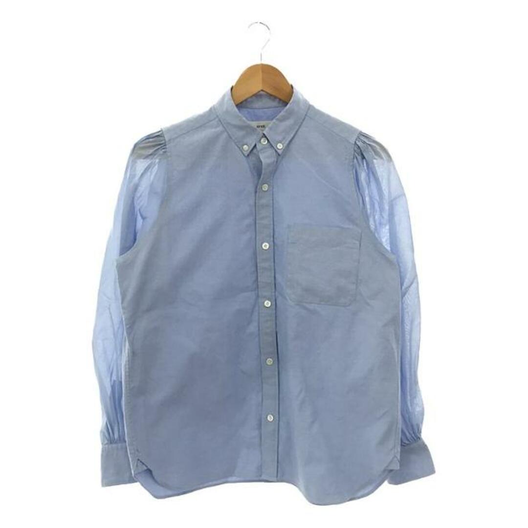 HYKE - HYKE / ハイク | Oxford Sheer Sleeve Shirt シャツ | 2 HYKE - HYKE / ハイク | Oxford Sheer Sleeve Shirt シャツ | 2