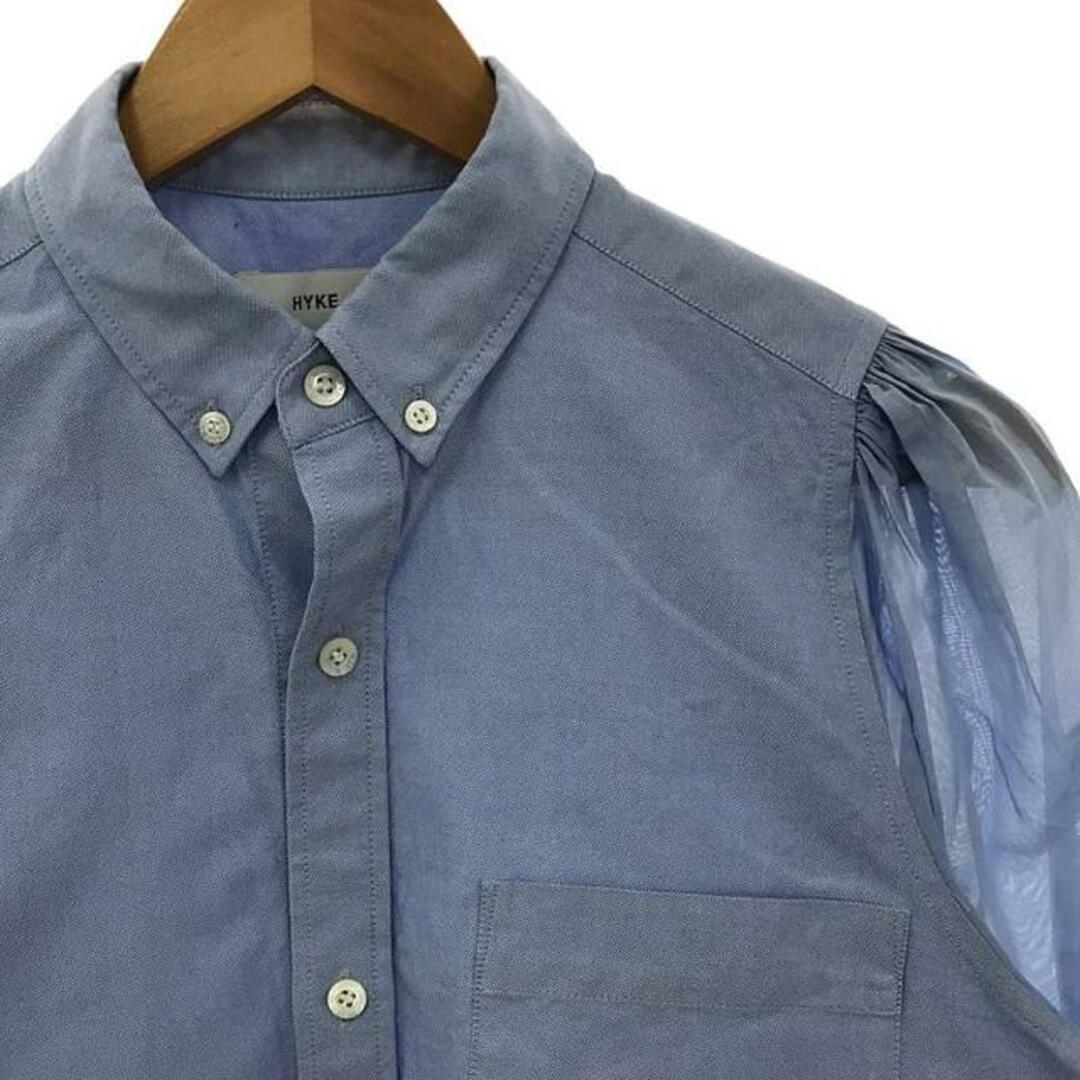 HYKE - HYKE / ハイク | Oxford Sheer Sleeve Shirt シャツ | 2 HYKE - HYKE / ハイク | Oxford Sheer Sleeve Shirt シャツ | 2