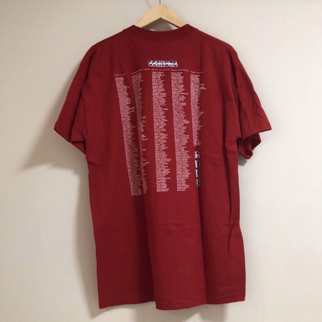JERZEES(ジャージーズ)のジャージーズ　Tシャツ　古着　US 赤　レッド　XLサイズ　プリント　ビッグ メンズのトップス(Tシャツ/カットソー(半袖/袖なし))の商品写真