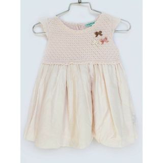 TOCCA - 【春物 新入荷!】[トッカ/TOCCA BAMBINI]80cm 半袖ワンピース/半袖ドレスワンピース/ジャンパースカート ピンク フォーマル 結婚式 冠婚葬祭【中古】子供服 キッズ kids ベビー服 baby 女の子 春夏 onepi 213042