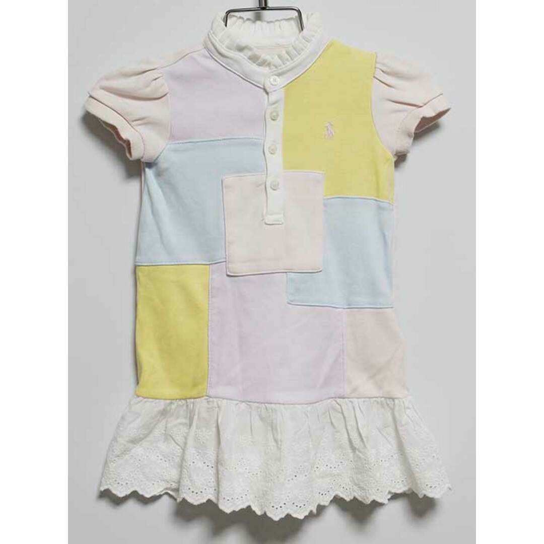 Ralph Lauren(ラルフローレン)の‡ラルフローレン/Ralph Lauren‡80cm 半袖ワンピース マルチ【中古】子供服 キッズ kids ベビー服 baby 女の子 夏 616032 onepi キッズ/ベビー/マタニティのベビー服(~85cm)(ワンピース)の商品写真