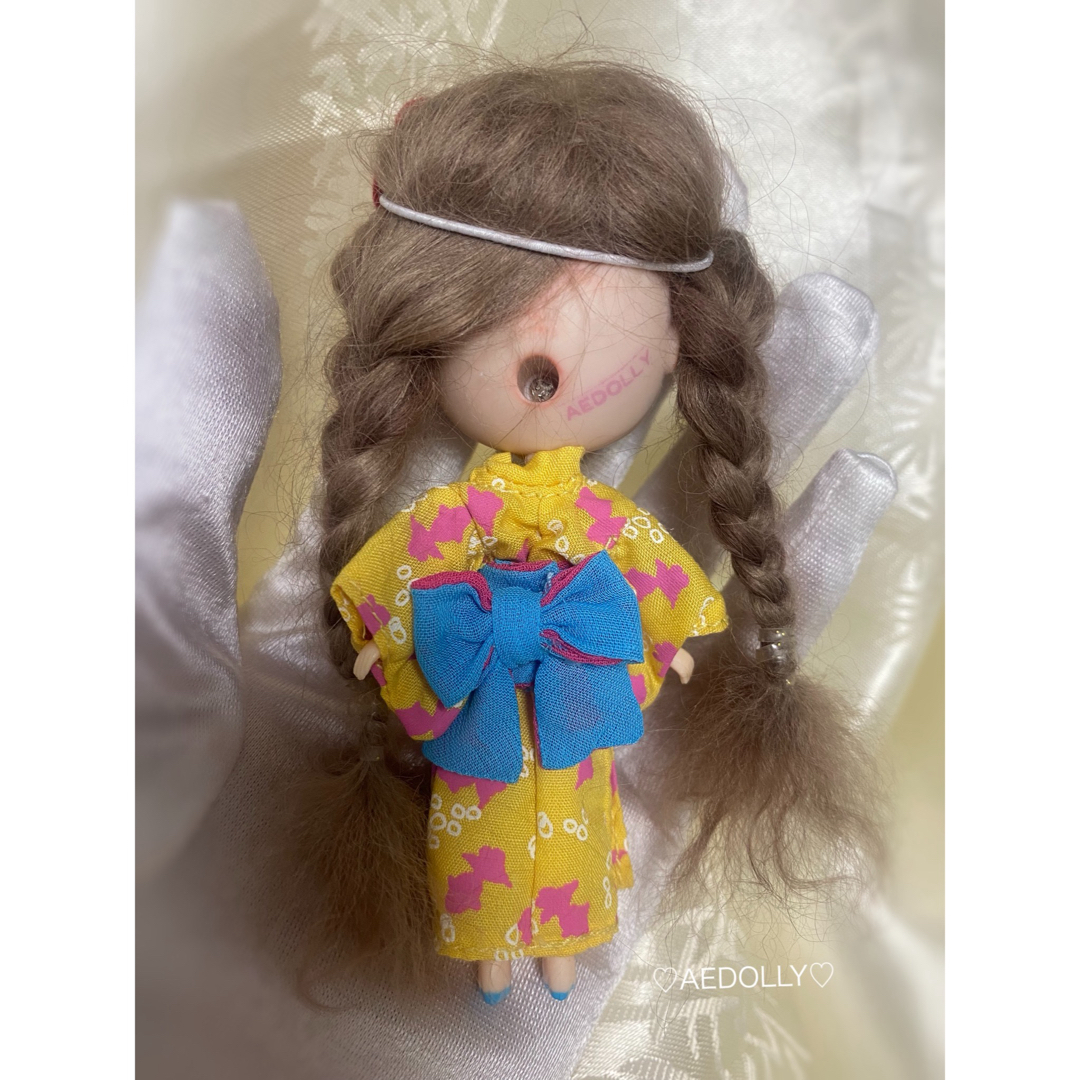 Takara Tomy(タカラトミー)のカスタムブライス、プチブライス、モヘア[AEDOLLY] ハンドメイドのぬいぐるみ/人形(人形)の商品写真
