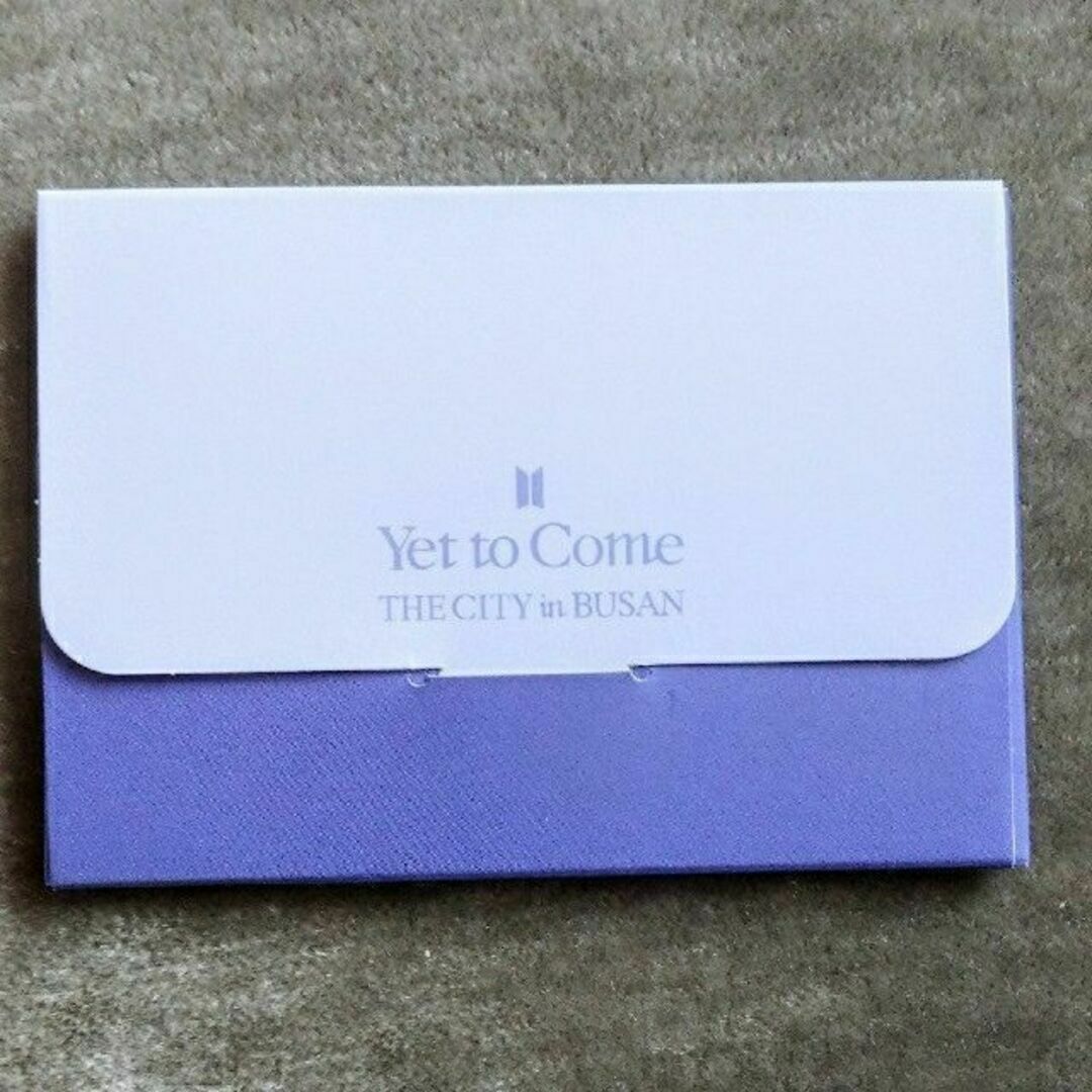 BTS テテ yet to come トレカ 非売 公式 V 釜山 ホテル 限定 BTS テテ yet to come トレカ 非売 公式 V 釜山 ホテル 限定
