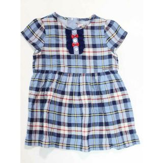 ミキハウス(mikihouse)の☆ミキハウス/mikihouse☆90cm 半袖ワンピース 青系 【中古】子供服 キッズ kids ベビー服 baby 女の子 夏 524032 onepi(ワンピース)