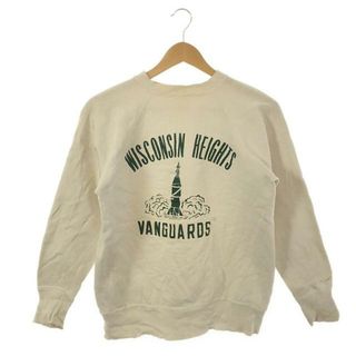 VINTAGE / ヴィンテージ古着 | 60s～ WISCONSIN HEIGHTS VANGURDS バック 3段プリント ラグランスリーブ スウェット | ホワイト | メンズ(スウェット)