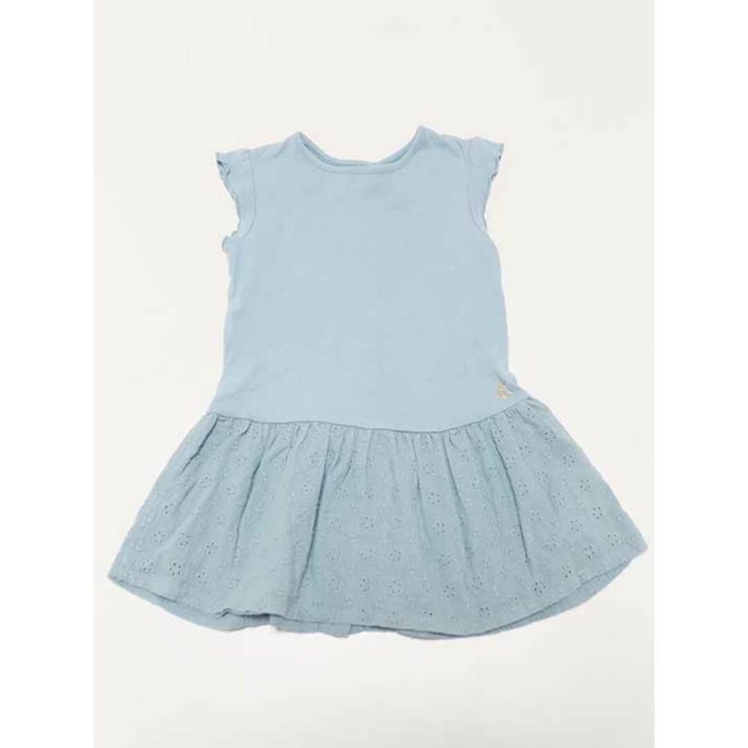 PETIT BATEAU(プチバトー)の‡プチバトー/PETIT BATEAU‡81cm ノースリーブワンピース/半袖ワンピース ブルー【中古】子供服 キッズ kids ベビー服 baby 女の子 夏 716022 onepi キッズ/ベビー/マタニティのベビー服(~85cm)(ワンピース)の商品写真