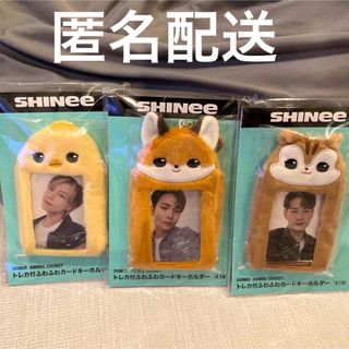 シャイニー(SHINee)のSHINee   トレカ付ふわふわカードキーホルダー テミン　キー　ミノ  3個(アイドルグッズ)