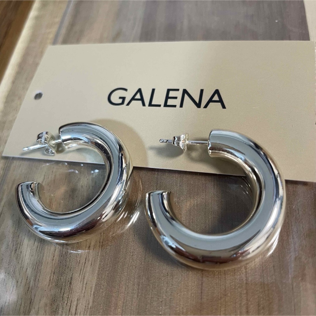 Loungedress(ラウンジドレス)の【GALENA/ガレナ】MINIフープピアス　シルバー レディースのアクセサリー(ピアス)の商品写真