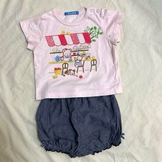 ファミリア(familiar)のファミリア　 おはなしTシャツ＆ブルマース2枚セット(Ｔシャツ)