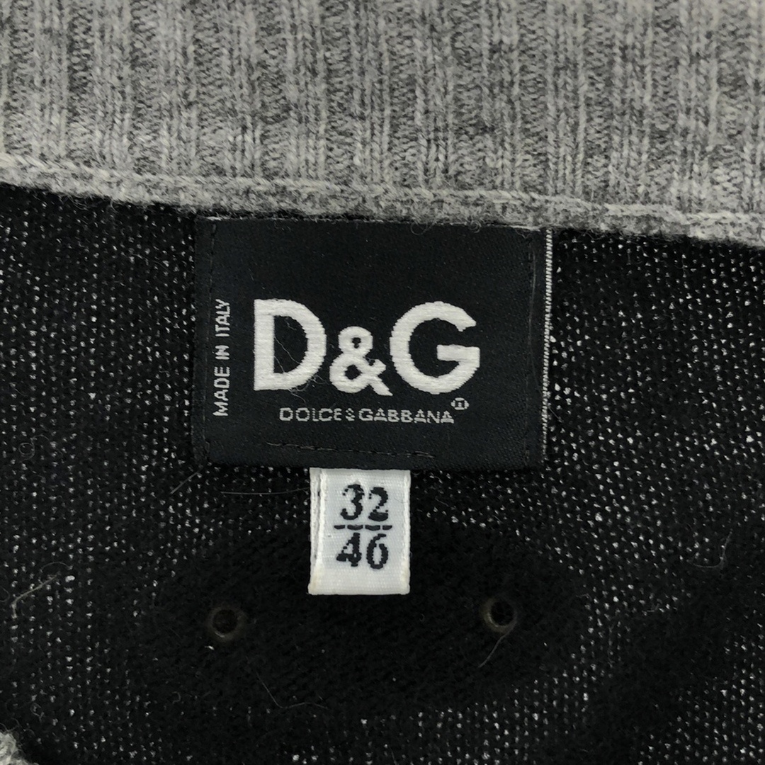 D&G(ディーアンドジー)のD&G ディーアンドジー ラウンドネックニットセーター ブラック 46 メンズのトップス(ニット/セーター)の商品写真