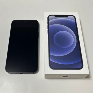 アイフォーン(iPhone)のiPhone12 128GBブラックSIMフリー(スマートフォン本体)