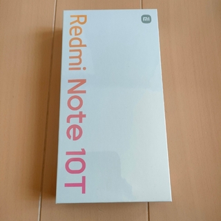 シャオミ(Xiaomi)のXiaomi スマートフォン REDMI NOTE 10T レイクブルー(スマートフォン本体)