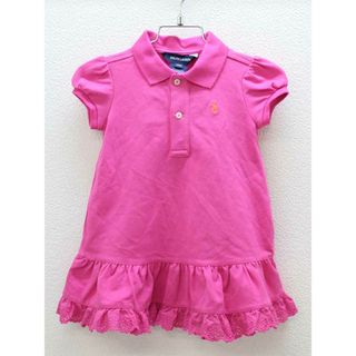 ラルフローレン(Ralph Lauren)の新品 未使用品■ラルフローレン/Ralph Lauren■80cm 半袖ワンピース ピンク ブルマ付き 子供服 キッズ kids ベビー服 baby 女の子 夏 526032 onepi(ワンピース)