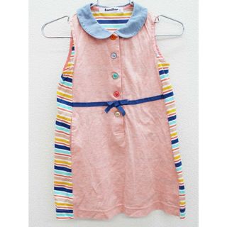 ファミリア(familiar)の＜ファミリア/familiar＞90cm ノースリーブワンピース ピンク×マルチカラー【中古】子供 キッズ kids  ベビー baby 女の子 夏 107022 onepi(ワンピース)