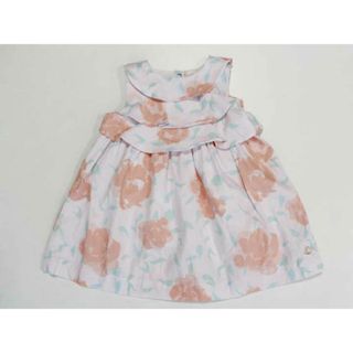 プチバトー(PETIT BATEAU)の《プチバトー/PETIT BATEAU》74cm ノースリーブワンピース ピンク 花柄【中古】子供服 キッズ kids ベビー服 baby 女の子 夏 716022 onepi(ワンピース)