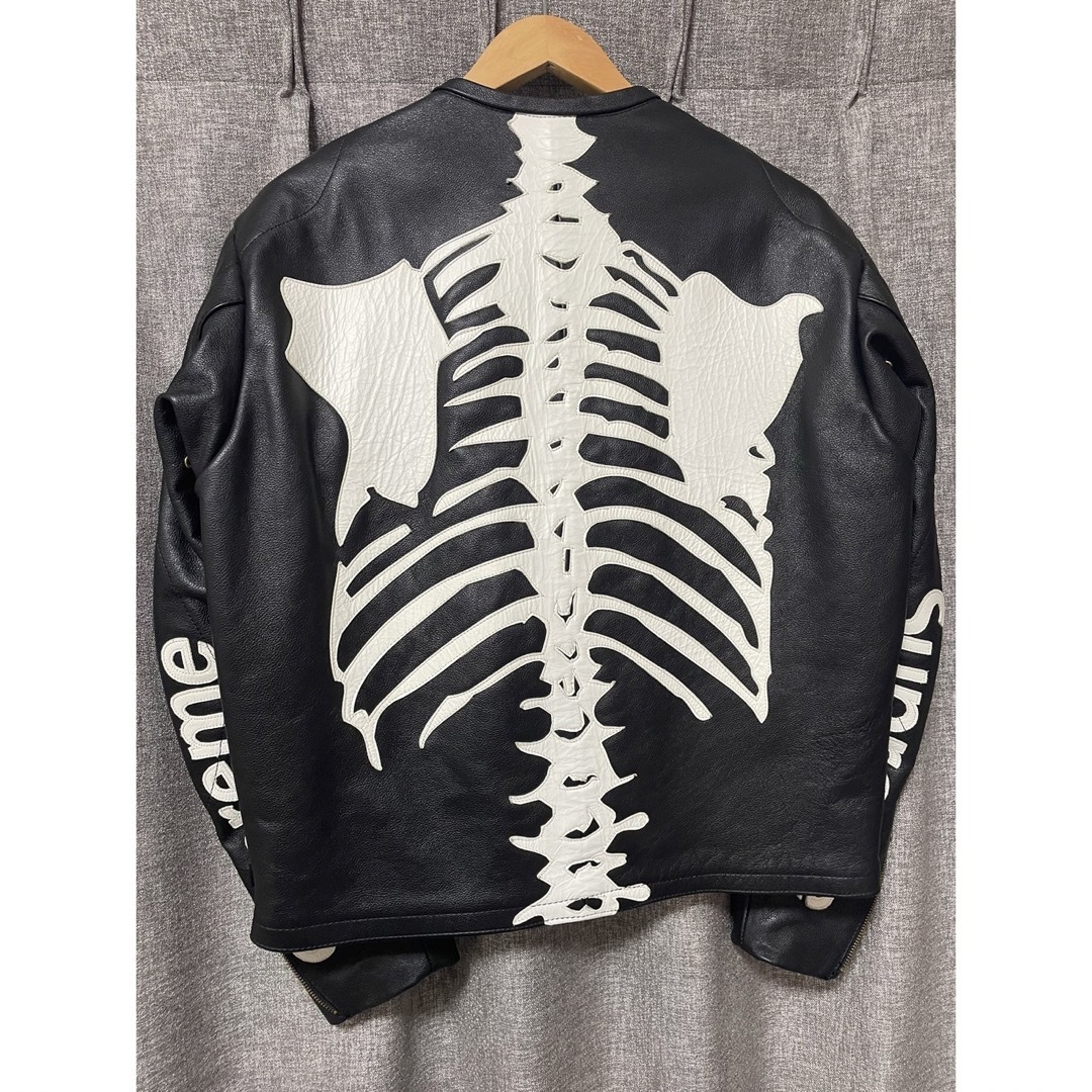 Supreme(シュプリーム)のSupreme Vanson LeatherBones Jacket黒M メンズのジャケット/アウター(レザージャケット)の商品写真