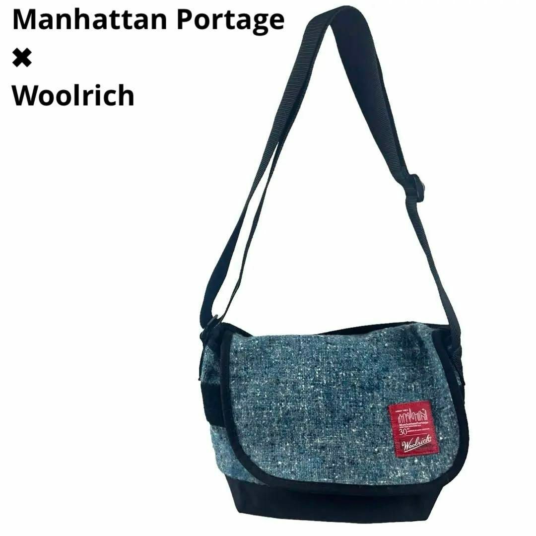 Manhattan Portage(マンハッタンポーテージ)のマンハッタンポーテージ ウールリッチ ショルダーバッグ　30周年記念限定コラボ メンズのバッグ(ショルダーバッグ)の商品写真