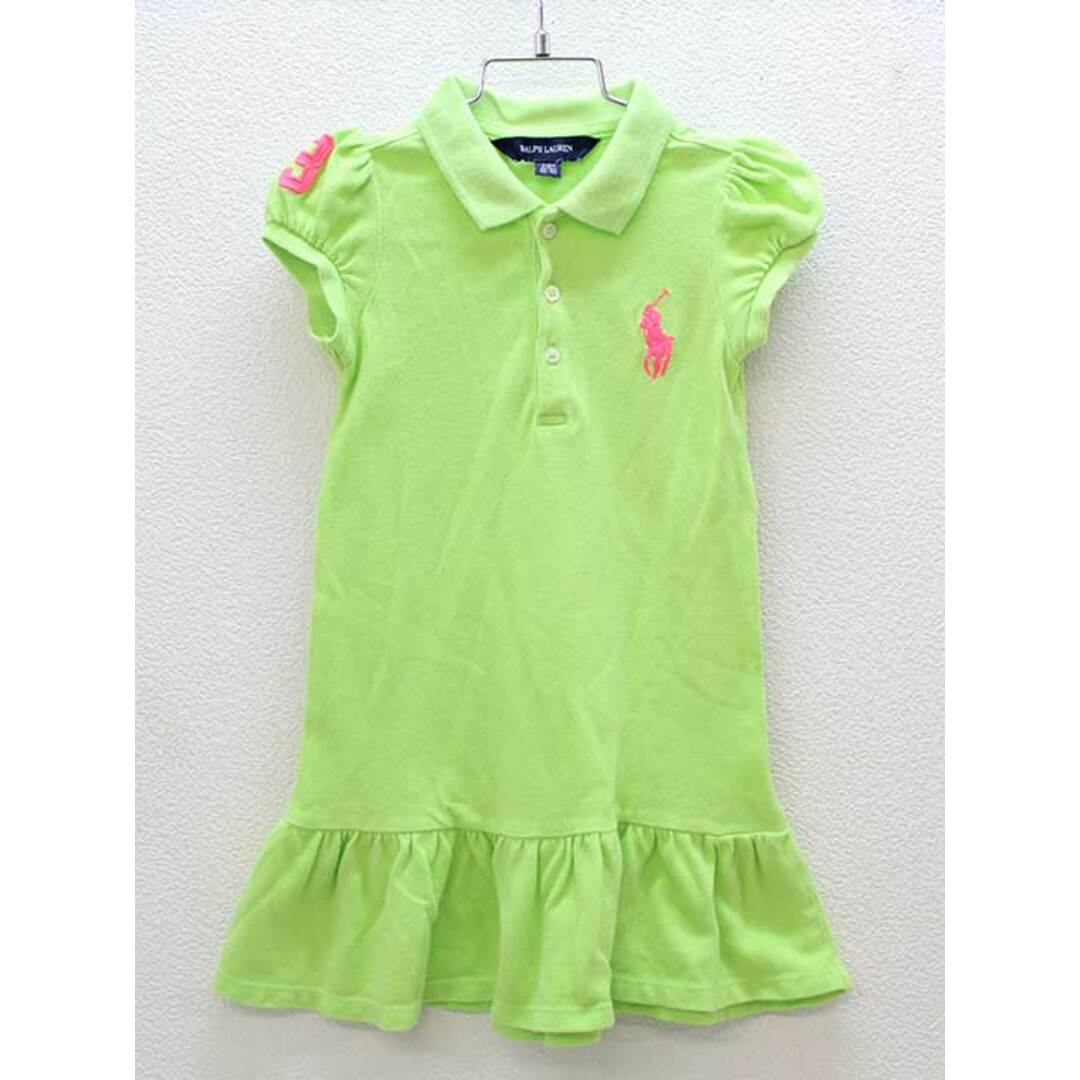 Ralph Lauren(ラルフローレン)の■ラルフローレン/Ralph Lauren■90cm 半袖ワンピース ライトグリーン【中古】子供服 キッズ kids ベビー服 baby 女の子 夏 507032 onepi キッズ/ベビー/マタニティのベビー服(~85cm)(ワンピース)の商品写真