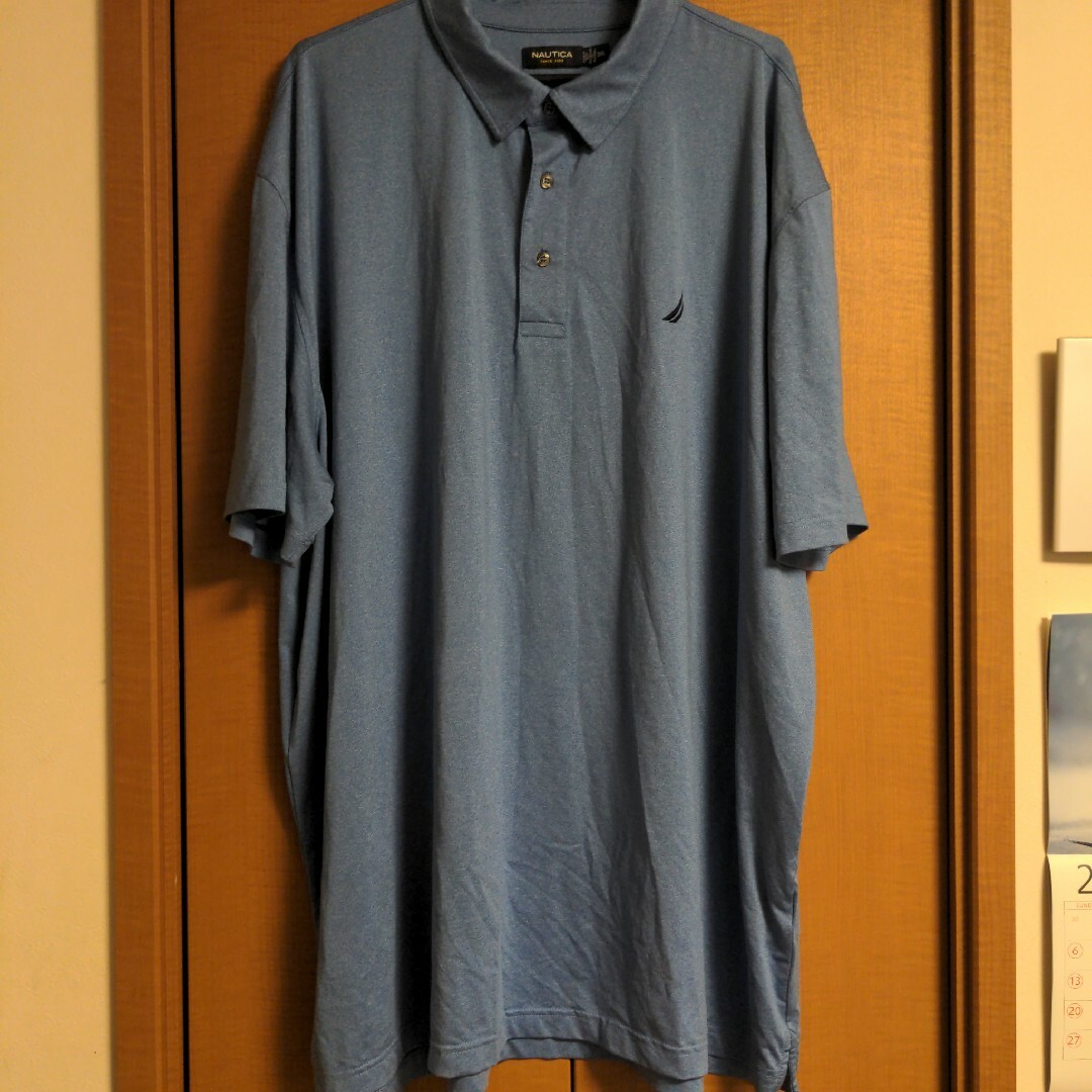 NAUTICA(ノーティカ)のノーティカ 2XL メンズ ロゴ USA古着 90s 半袖 ポロシャツ メンズのトップス(ポロシャツ)の商品写真