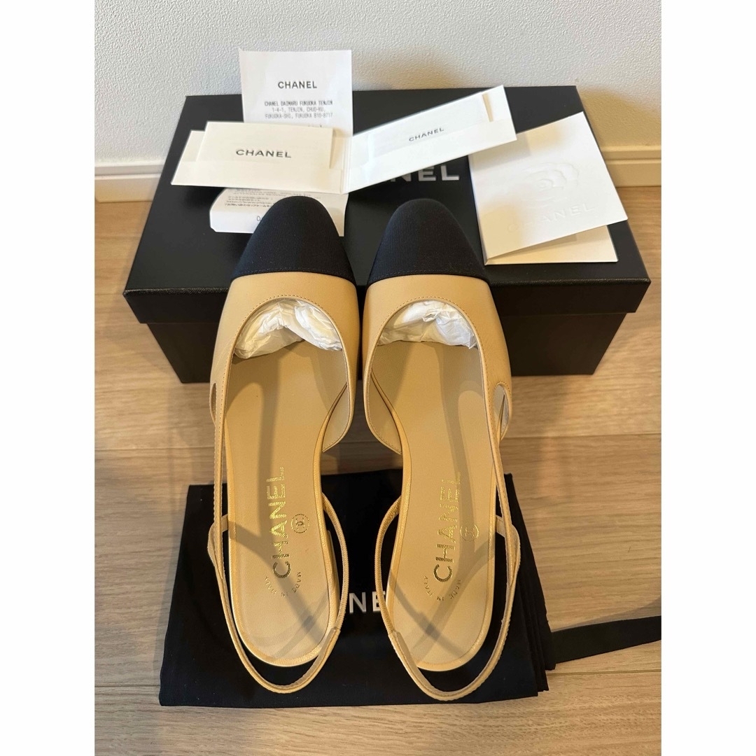 CHANEL スリンクバックシューズ 新品 CHANEL スリンクバックシューズ 新品