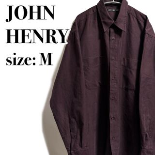 ヴィンテージ(VINTAGE)のJOHN HENRY 海外古着 ヴィンテージ フェイクスウェード スエード(シャツ)