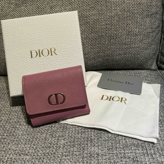 Christian Dior - ディオール 30モンテーニュ 三つ折り財布 ロータス ラベンダー