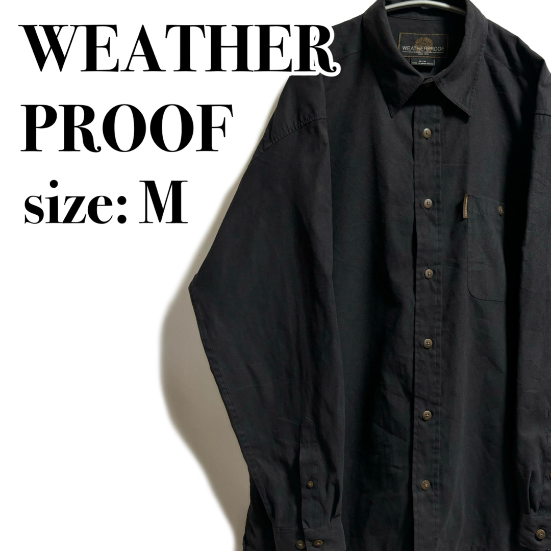 VINTAGE(ヴィンテージ)のWEATHER PROOF 海外古着 フェイクスウェード スエード シャツ メンズのトップス(シャツ)の商品写真