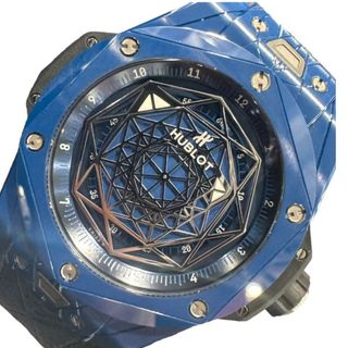 ウブロ(HUBLOT)の　ウブロ HUBLOT ビッグ・バン ウニコ サンブルー セラミックブルー 415.EX.7179.VR.MXM119 セラミック メンズ 腕時計(その他)