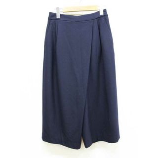 スピックアンドスパン(Spick & Span)の【新入荷】■Spick & Span/スピック アンド スパン■ミドルサキソニーラップパンツ/七分丈 ネイビー/紺 レディース 36 【中古】秋冬  803042(その他)