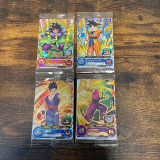 ドラゴンボール(ドラゴンボール)の【未開封】スーパードラゴンボールヒーローズ　カード4枚(シングルカード)