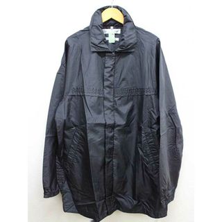 コムデギャルソン(COMME des GARCONS)の【春物 新入荷】‡COMME des GARCONS/コム デ ギャルソン‡ナイロンジャケット/長袖/ミドル丈 ブラック/黒 メンズ  L【中古】春秋 otr 503042(その他)