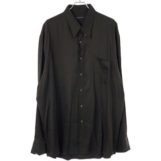 バラクータ(BARACUTA)のBARACUTA  バラクータ B.Dシルクドレスシャツ ブラウン XXL(シャツ)