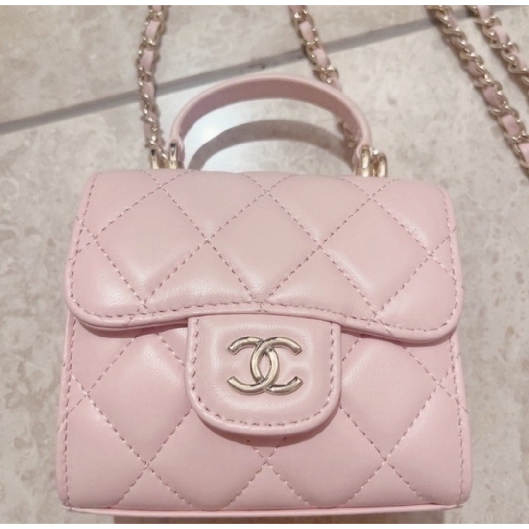 CHANEL(シャネル)の最終値下げ♡ シャネル マトラッセ チェーンクラッチ バッグ ピンク レディースのバッグ(ショルダーバッグ)の商品写真