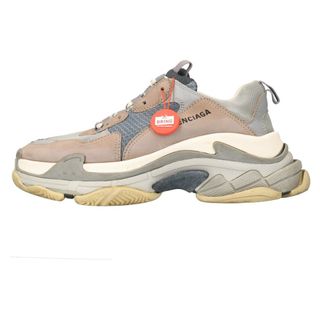 Balenciaga - BALENCIAGA バレンシアガ TRIPLE S SNEAKER トリプルS ローカットスニーカー ダッドスニーカー グレー/ブラウン 536737