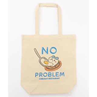 チイカワ(ちいかわ)のちいかわ ちいかわレストラン トートバッグ NO PROBLEM ナチュラル(トートバッグ)