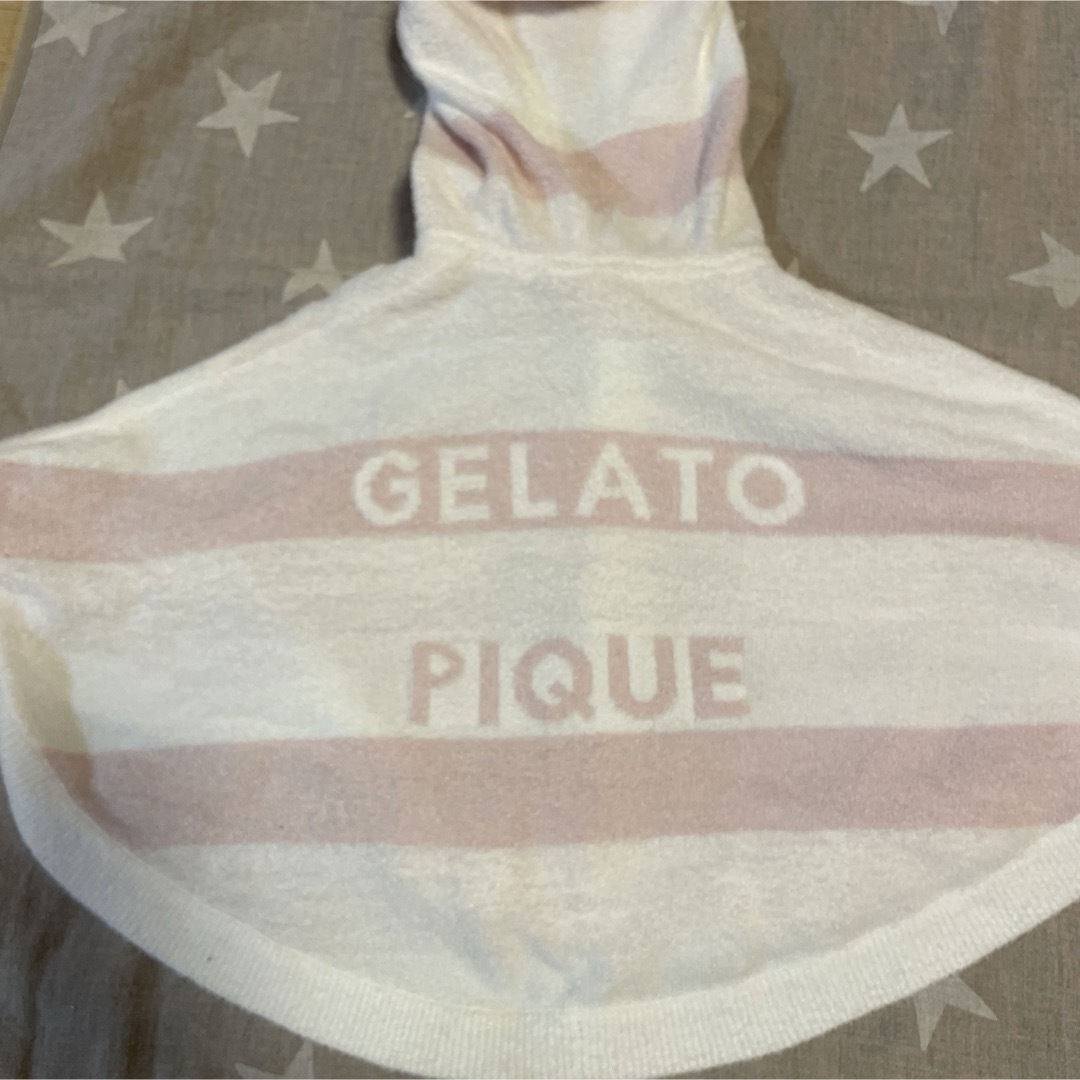 gelato pique(ジェラートピケ)の未使用　gelato pique ポンチョ　70 キッズ/ベビー/マタニティのベビー服(~85cm)(カーディガン/ボレロ)の商品写真